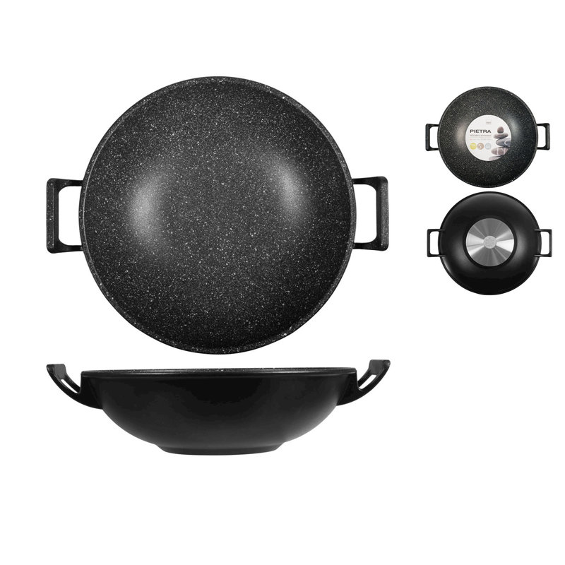 H&H Non-Stick Aluminium Wok