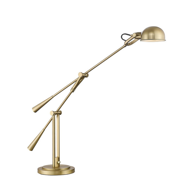 Lampe de table 1 lumière Rishika Park, Laiton héritage
