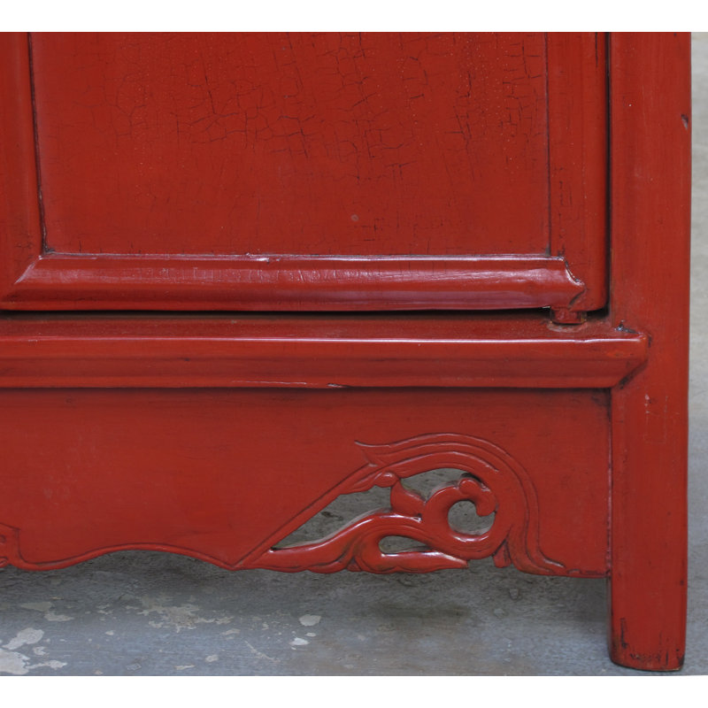 19th Century Red Catalpa Armoire