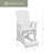 Fan Back Balcony Glider On A Base-1355052369