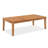 Weslyn Solid Wood Outdoor Coffee Table with Slatted Top