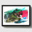 Tyrannosaurus Rex Dinosaur - Framed Print