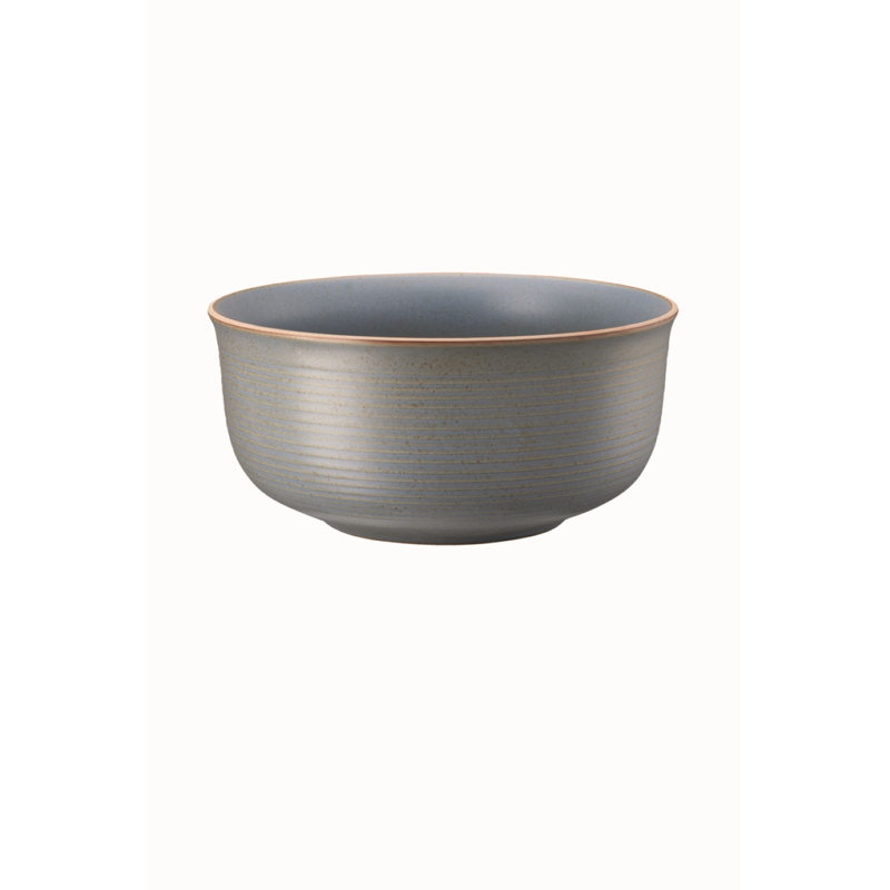 Nature Porcelain Serving Bowl, Blue