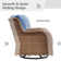 Carolina 7-Piece Square Outdoor Conversation Set With Loveseat And Side Table