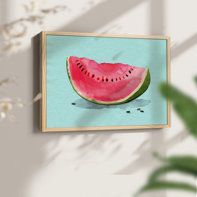 Summer Watermelon I - Reproduction encadrée - Restickable