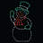 Snowman LED Lighted Display