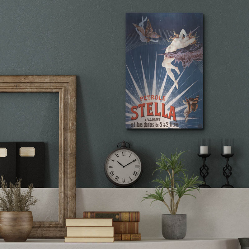 Trinx «Petrole Stella» par Gray, art mural en métal, H 24 po x l 16 po