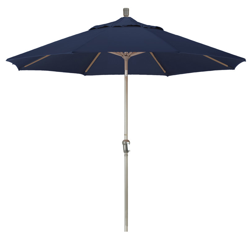 Parasol de marché 9 pi Bryleigh, Bleu marine-oléfine