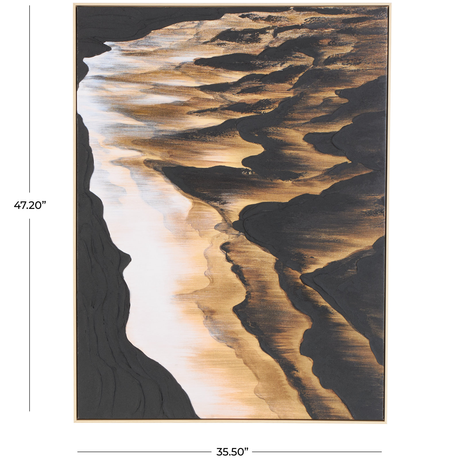 Alexio "Ombre Textured Abstract" Print