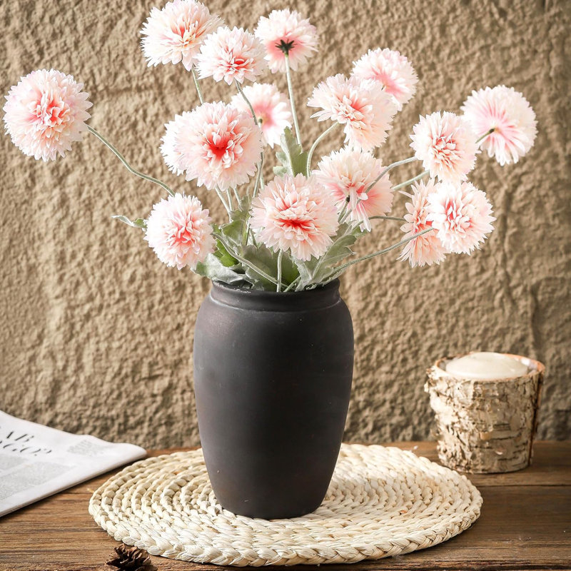 Red Earth Simple Vase