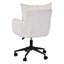 Plush Corduroy Swivel Adjustable Desk Office Chair-1093539871