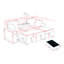 Canapé-lit modulaire réversible avec rangement Elfrieda-2028837037