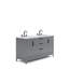 Meuble-lavabo de comptoir en marbre blanc 60 "Elizabeth de Elizabeth avec robinet Elizabeth-441641541-441641540
