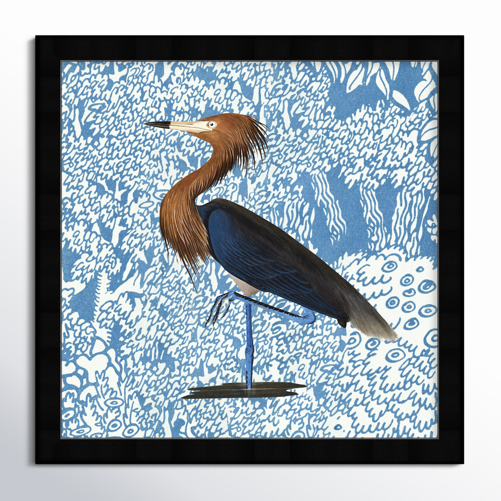 Bird Pose by Oliver Gal, Black, 22" H x 22" W x 0.5" D