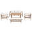5-Piece Outdoor Seating Group With Cushions-516225472