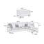 Canapé modulaire réversible 3 pièces avec canapé et repose-pieds en tissu-1688240042-1688240043