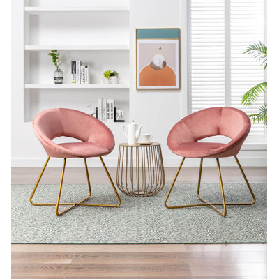 Velvet Barrel Chair