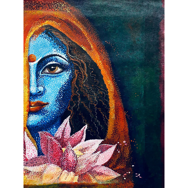 La tromperie, peinture | Acrylique sur toile | Sangeeta