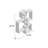 Intersecting Cube Accent Wall Shelf-1832858000