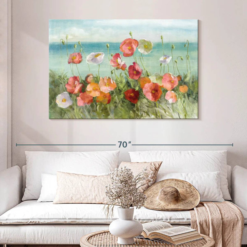 Harnek Coastal Poppies Light, H 32 po x l 48 po