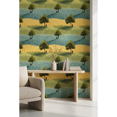 Papier peint paysage naturel Shades of Green