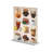 5X7" Clear Polystyrene Sign Holder Picture Frame Photo Menu Holder Countertop Display Rack 11193-3-5X7 Peel Off Protective Film (White) Before Use.