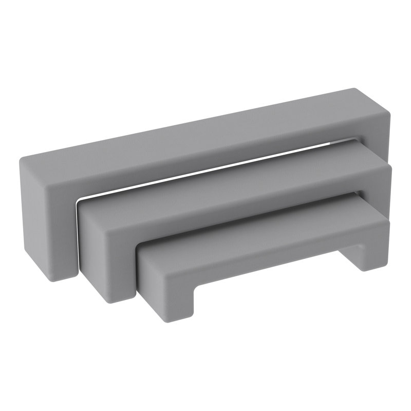 Ensemble de 3 bancs gigognes FDP Pro Series, Gris