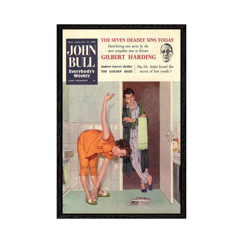 1950 John Bull Magazine Cover by The Advertising Archives - Gallery-Wrapped Canvas Giclée on Canvas, 101.6 cm H x 66.04 cm W