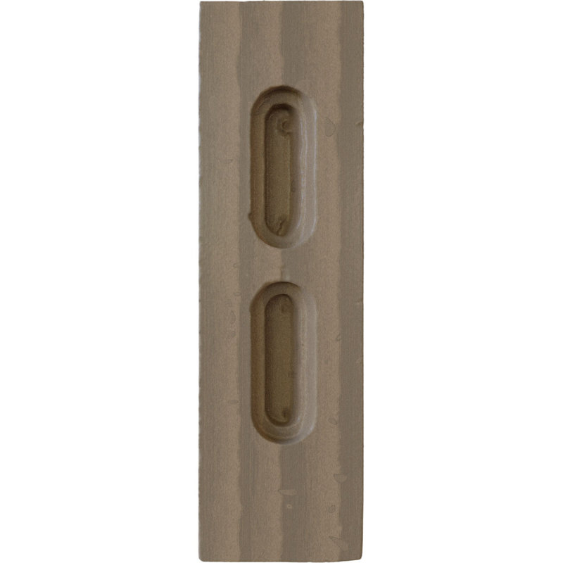 Support olympique en bois, Noyer, H 6 po x l 1,75 po x P 6 po