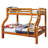 Woodcliff Wood Twin Over Full Bunk Bed with Attached Ladder
