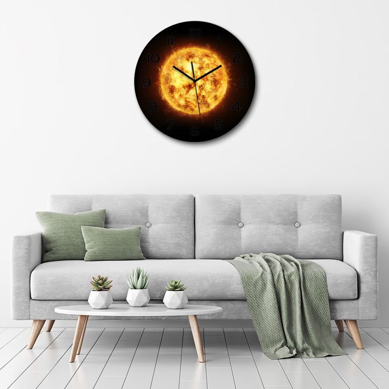 Jexiel Glass Wall Clock