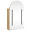 Adiza 419.86mm W 699.77mm H Wall Framed Medicine Cabinet Mirror-1560602118