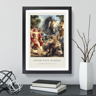 Attack by Peter Paul Rubens - Picture Frame Graphic Art
