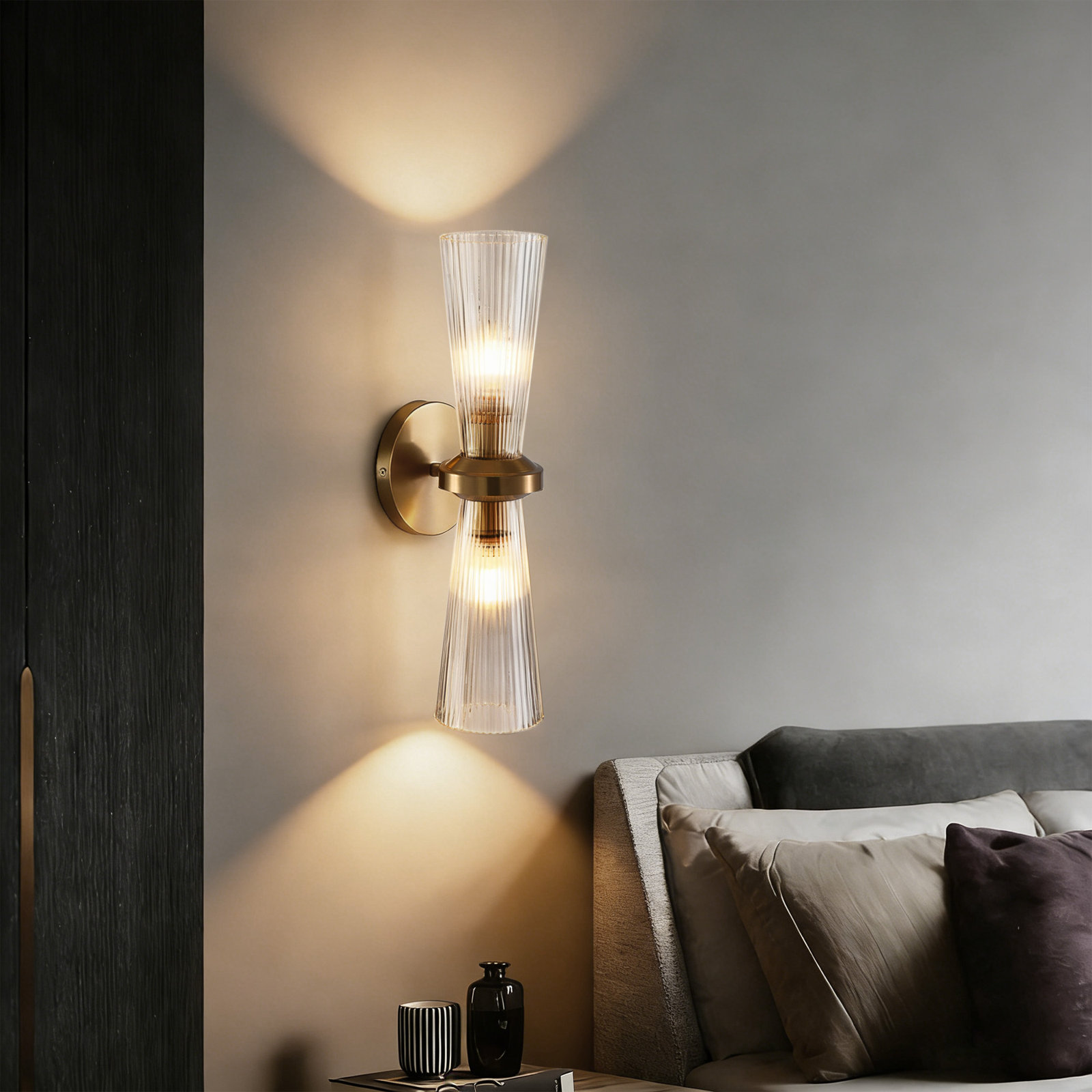 Modern Glam 2-Light Sconce