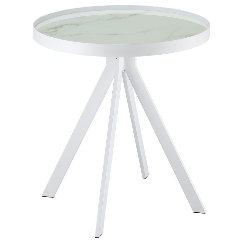 Table de bout Ferguson, Blanc