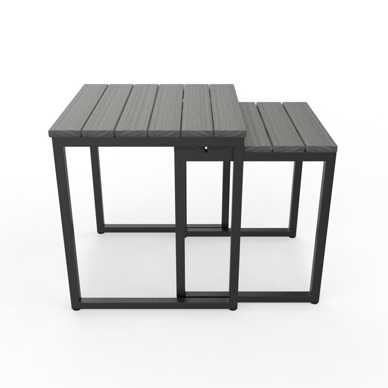 Ensemble de tables d'appoint Townsend, Noir