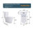 Elongated One Piece Toilet-109542934