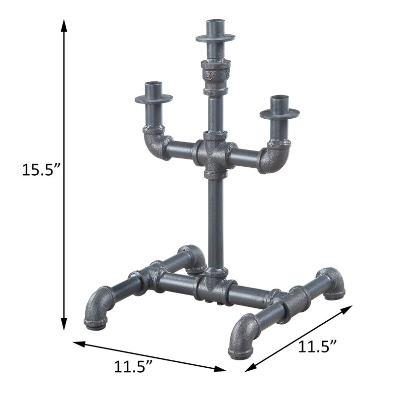 Sandy Grey Candleholder