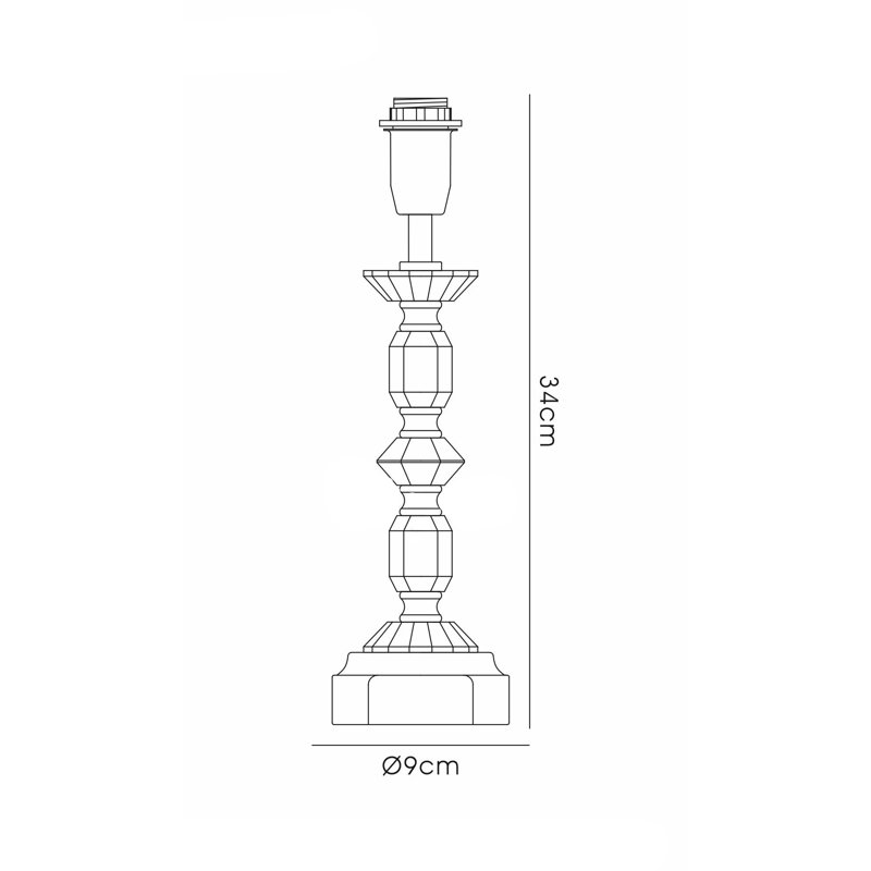 Dorcheer Metal Table Lamp