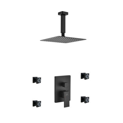 Aqua Piazza Complete Shower System with Rough in-Valve