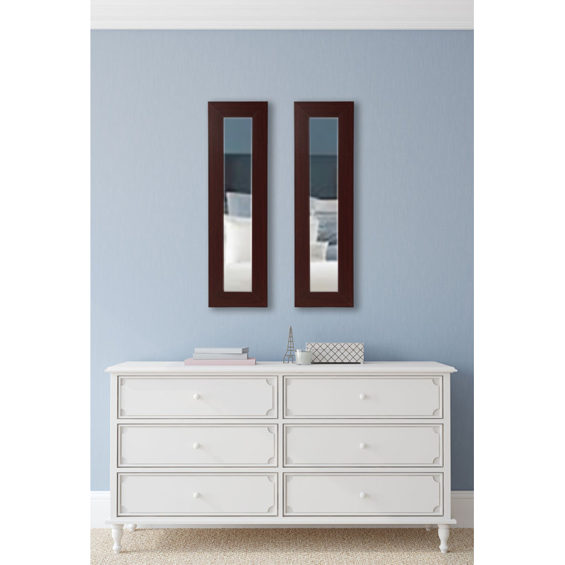 Ensemble de miroirs 2 pièces Billie-Rae, H 35,5 po x l 9,5 po