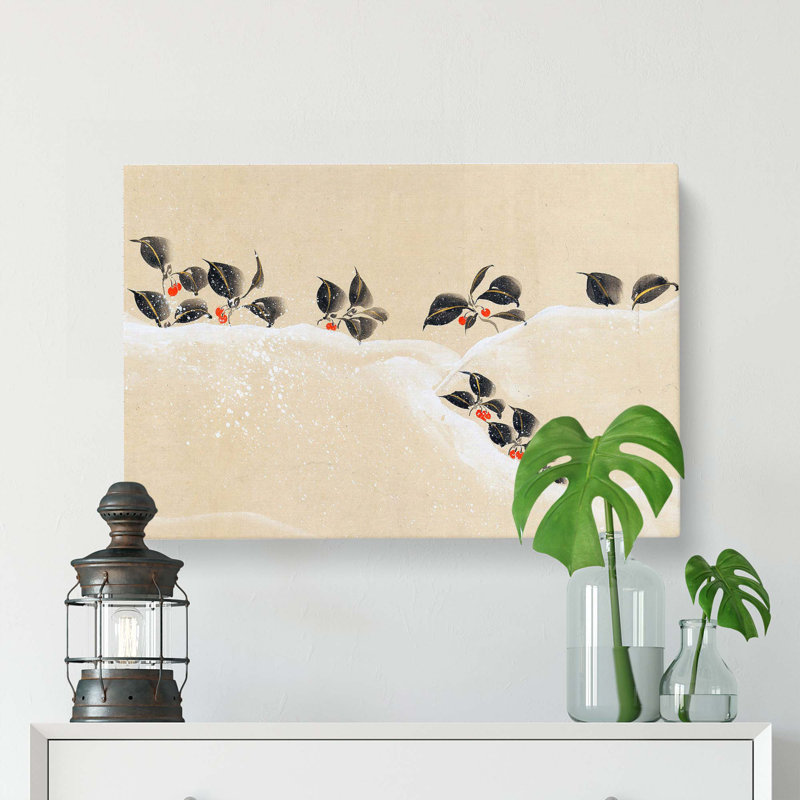Winter Tree by Flowers Vol.1 by Sakai Hoitsu - Wrapped Canvas, 50cm H x 76cm W x 3cm D