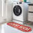 Non-Slip Rubberback Oval Laundry Room Runner Rug