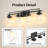 4 - Light Modern Dimmable Black Vanity Light With Clear Glass Shade
