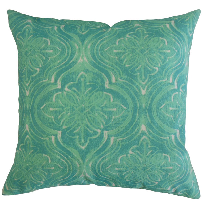 Coussin Quilla, 26 po x 26 po, Coussin décoratif, Orange