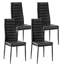 Dining Chairs Modern Leather Kitchen Side Chair Back Metal Legs -1962659647-1962659644