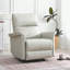 Fauteuil inclinable manuel berçant avec coussin moelleux