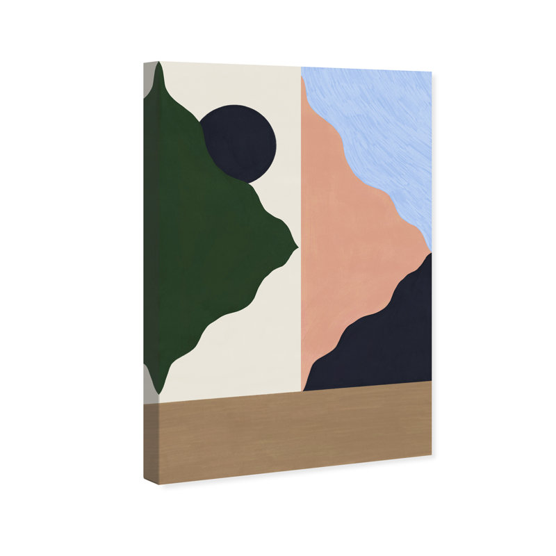 Peaking Mountains Print by Oliver Gal, 20"H x 30"W, Gallery Wrapped