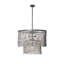 Beaded Imfibinga Bead 3-Tier Chandelier