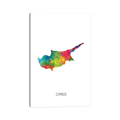 " Cyprus Map " by Michael Tompsett